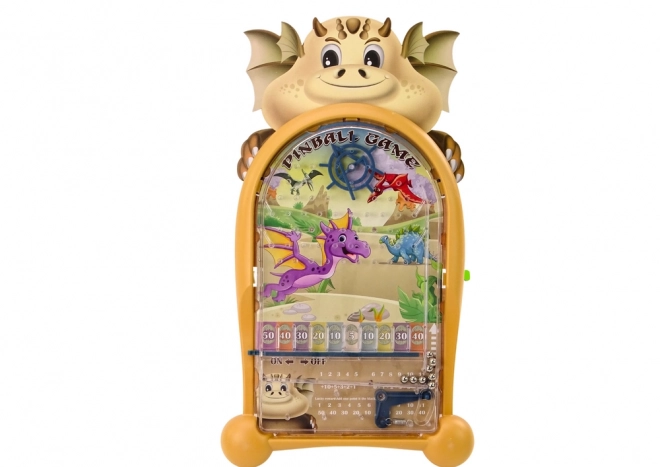Flipperkast dinosauriërs en draken beige