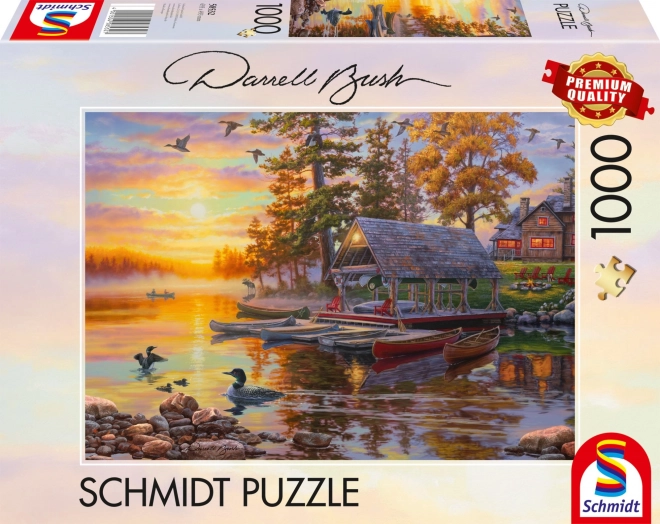 Puzzel Bootschuur met Kano's 1000 Stukken