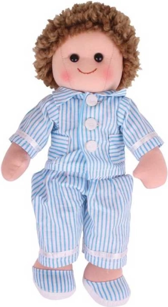 Fabric Doll Artur by Bigjigs Toys - 34 cm