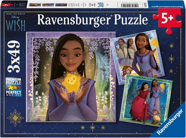Ravensburger Puzzle Disney Wish 3×49 Pieces