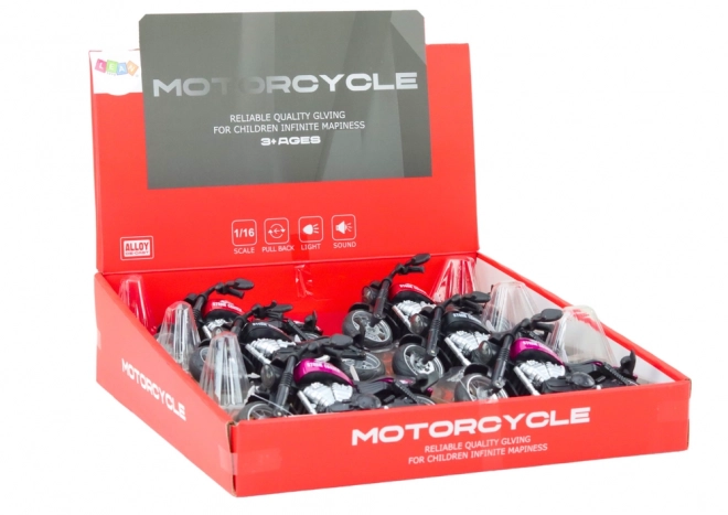 Motorfiets Storm Chaser met wrijvingsaandrijving