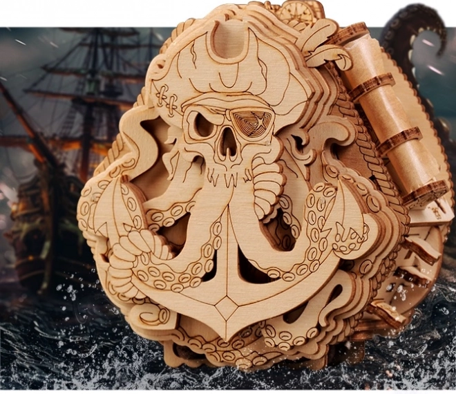 Houten Puzzel Kompas van Zwartbaard