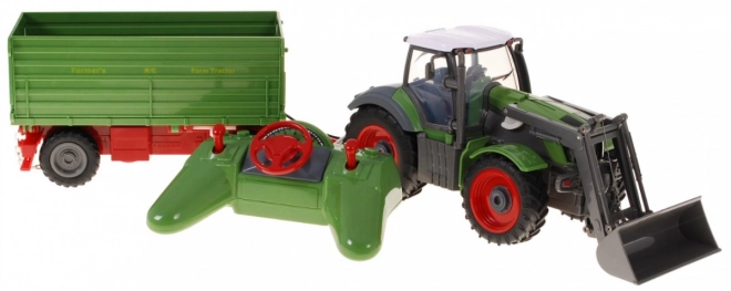 Tractor met laadbak en aanhanger voor kinderen 3+