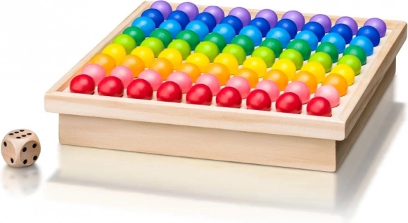 POPULAR Wooden Marble Game – Color Sudoku and Family Games