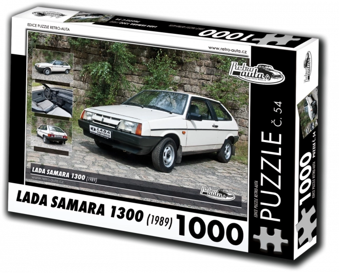 Puzzel RETRO-AUTA: Lada Samara 1300 uit 1989 - 1000 stukjes