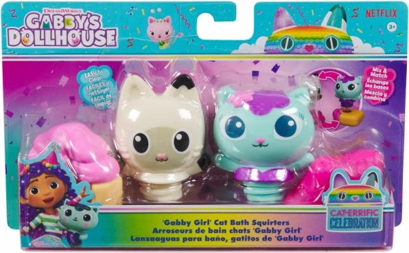Magical Kitty Bath Figures from Gabby's Dollhouse