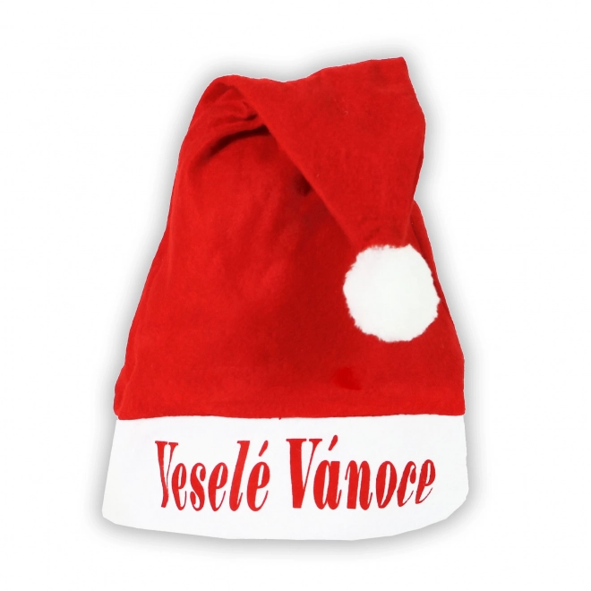 Kerstmuts met de tekst Vrolijk Kerstfeest
