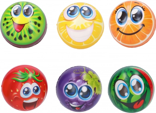 Balle avec motif de fruits
