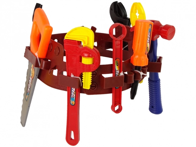Onderhoudsset Gele riem met gereedschappen Helm Sleutel