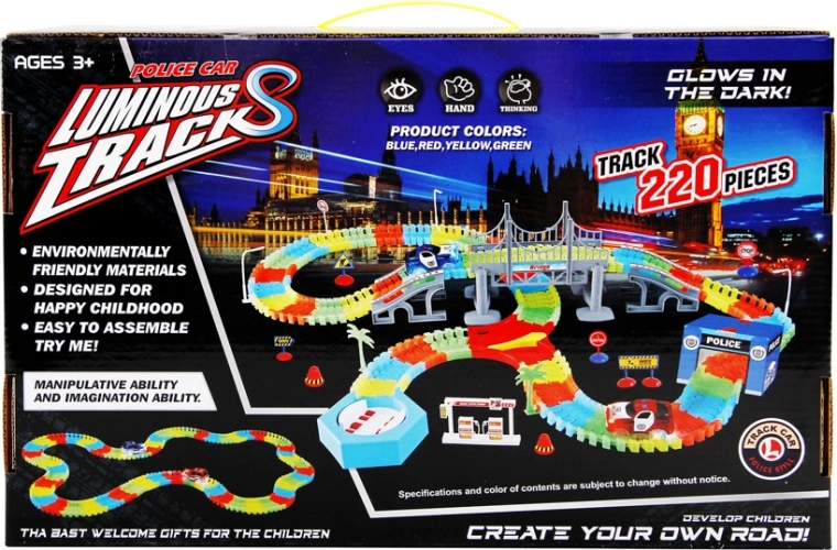 220 delen voor eindeloze variaties van de baan