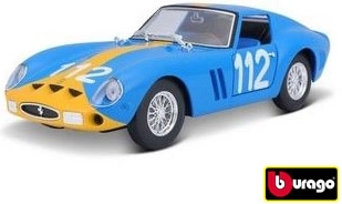 Metal model kit BBURAGO FERRARI 250 GTO 1:24 – blue