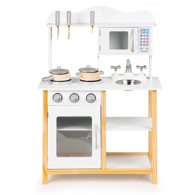 Houten kinderkeuken met accessoires van Ecotoys
