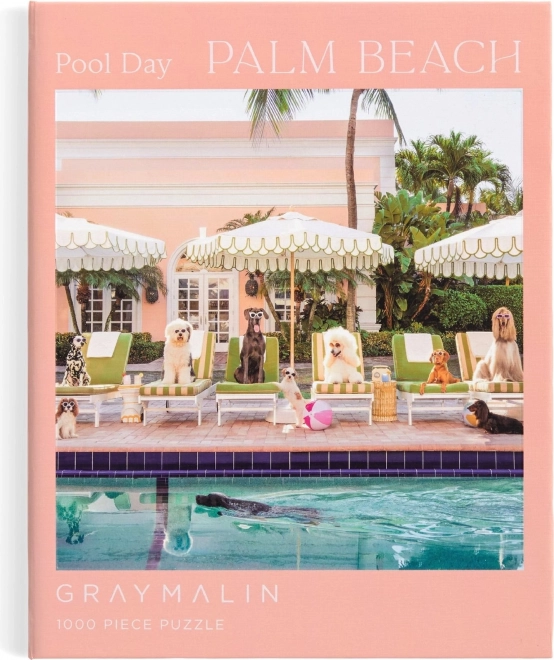 Puzzle By the Pool in Palm Beach 1000 Pieces