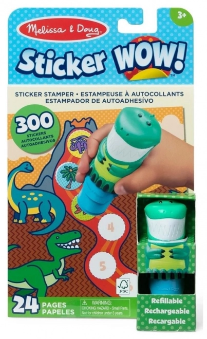 Kreativ-Set Aufkleber mit Dinosauriern – Melissa & Doug