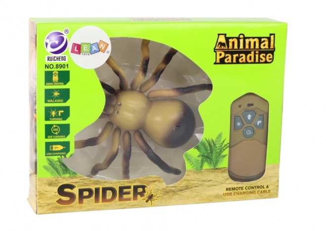 Vrolijke op afstand bestuurbare tarantula spin