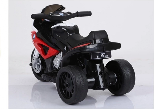 Accu-gemotoriseerde BMW S1000RR driewieler rood