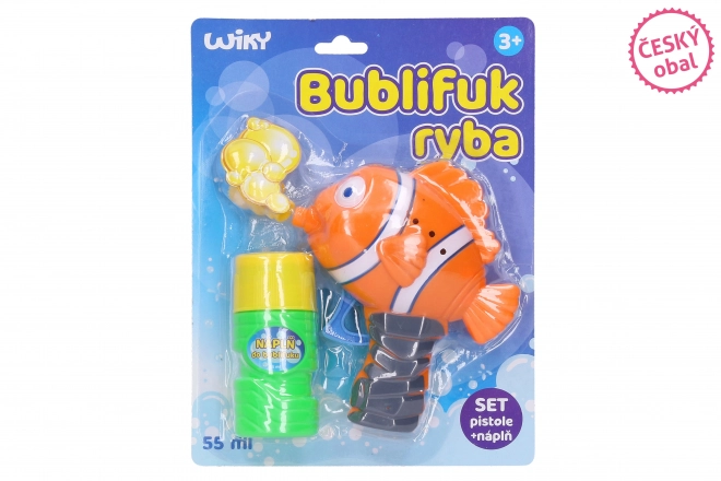 Bellenblaas vis set 55 ml - Tsjechische verpakking