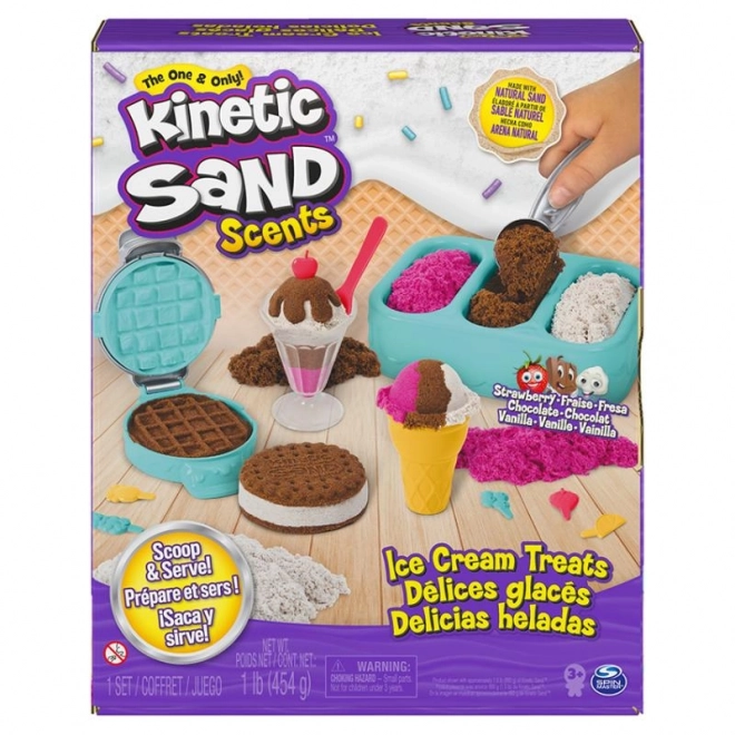 Kinetisch zand geurende koepelvormige ijsjes