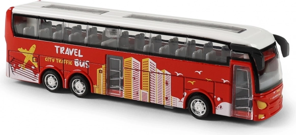 Metal Toy Coach Bus with Freewheeling
