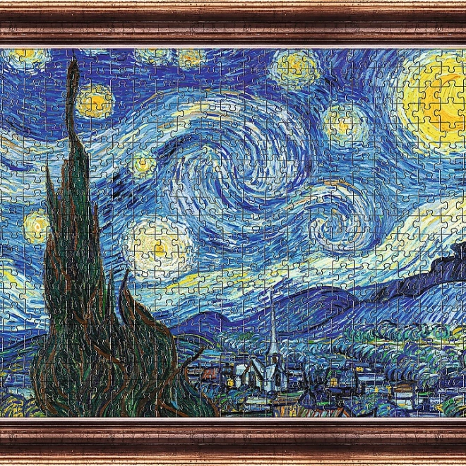 Puzzle with Frame Starry Night 500 pieces