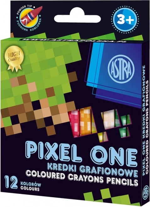 ASTRA kaolien krijtjes PIXEL ONE, 12 stuks