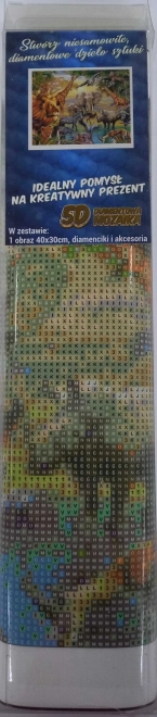 Norimpex diamantschilderij Safari bij de rivier