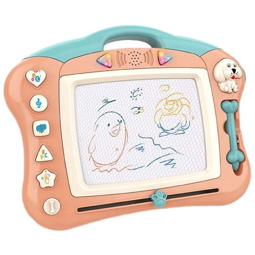 Interactive Magnetic Drawing Tablet for Kids with Light and Sound