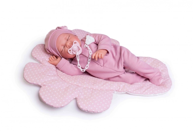 Antonio Juan 33226 LUNA - slapende realistische pop baby met zacht stoffen lichaam - 42 cm