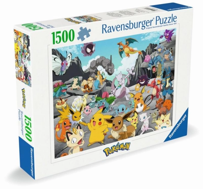 Puzzel 1500 stuks Pokemon Classic