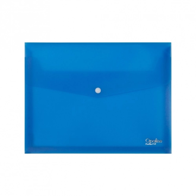 Opberghoes met drukknop A4 Opaline blauw