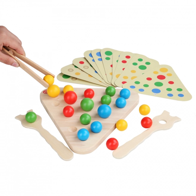 Lucy & Leo Magische Driehoek 2-in-1 - houten spel met voorbeelden