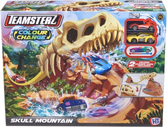 Teamsterz playset with color-changing cars