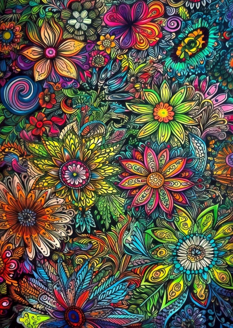 Puzzel De Kracht van Bloemen 1000 Stukjes