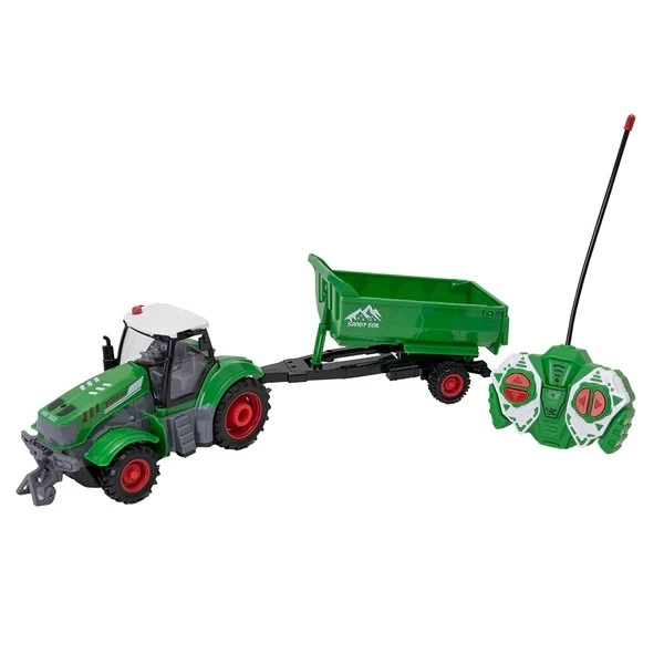 Leuke RC tractor met aanhanger