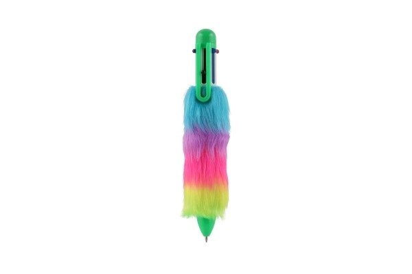 Teddies colorful plush pen with tassels