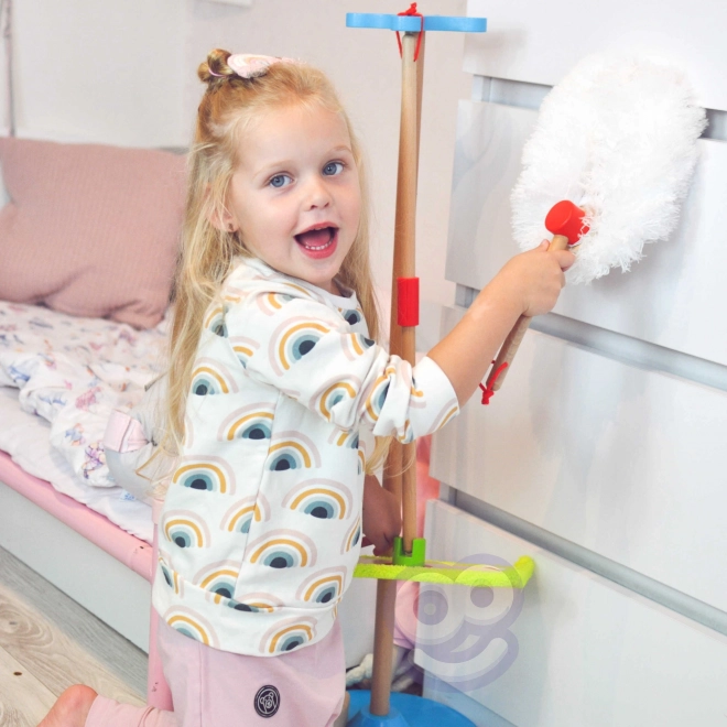 Houten schoonmaakset voor kinderen Tooky Toy