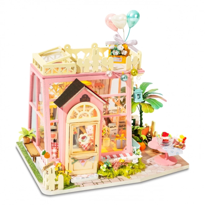 Feestje Vakantieoord - Doe-het-zelf miniatuur poppenhuis