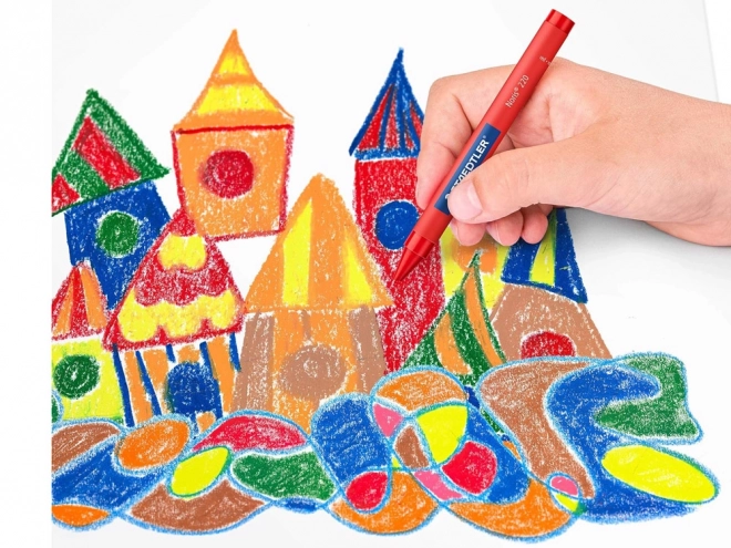 Staedtler Noris Jumbo Wachsmalstifte 12 Farben