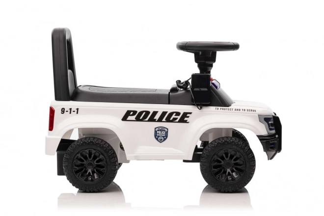 Kinderloopfiets Politie wit