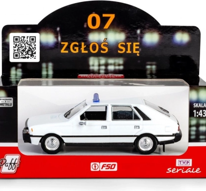 Polish police car POLONEZ 07 zgłoś się 1:43 die-cast model