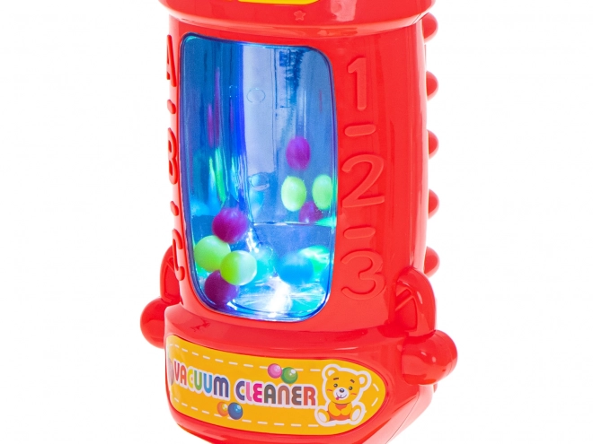 Interactieve kinderstofzuiger met geluid Raspberry