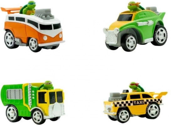 Ninja Turtles Metallautos 1:64