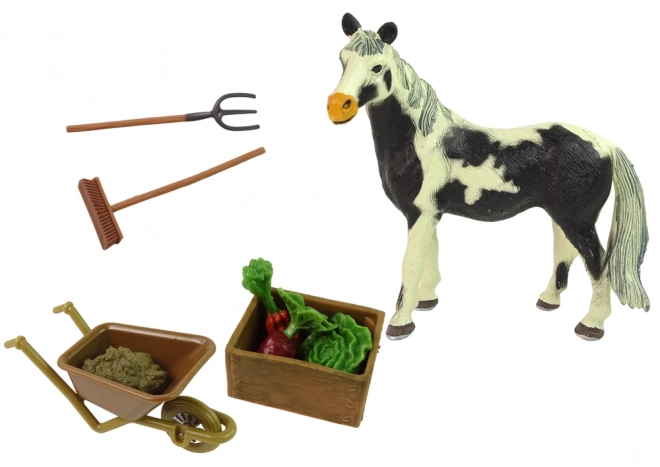 Houten bouwpakket Boerderij met paarden