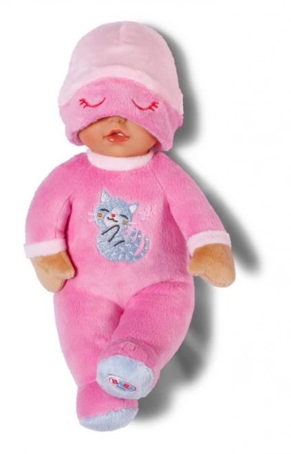 Schlafpuppe für Babys dunkelrosa 30 cm