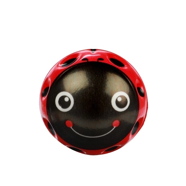 Stuiterbal met dieren van rubber