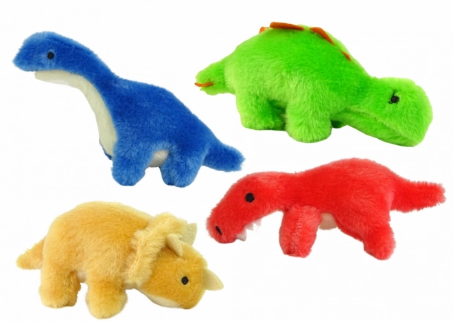Mini pluchen dinosaurussen figuurtje 4 soorten