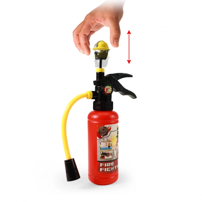 Waterpistool in de vorm van een brandblusser