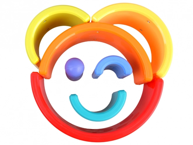 Montessori regenboogkameleon puzzel 18m+