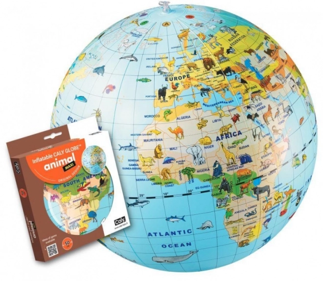 Ball Caly Globe 50 cm - Animals