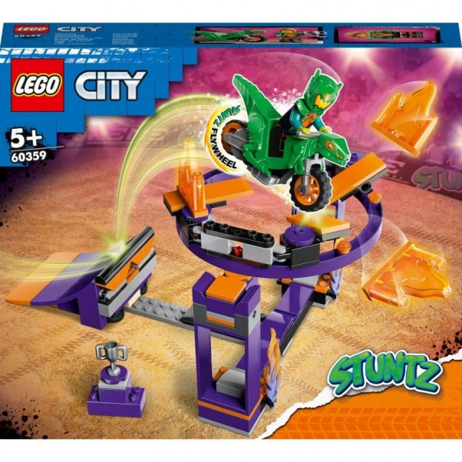 Stuntuitdaging met helling en hoepel LEGO City Stuntz